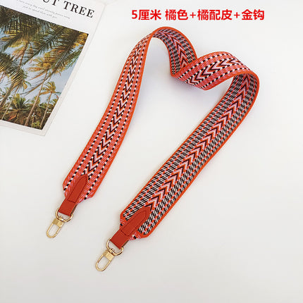 Canvas Bag Strap Accessories Crossbody Bag Strap Accessories Strap Crossbody Wide Extended Backpack Strap Pu Leather Woven Replacement Strap