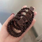 Twist smiley face [brown] 1 piece