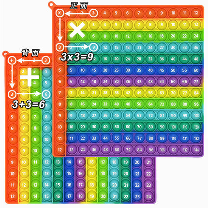 Learn 1-100 Number Bubble Press Mathematical Thinking Training Game Educational Science and Education Toys Rodent Killer Pioneer
