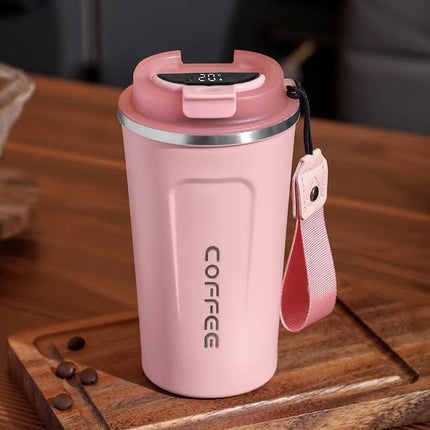 Overlord Tea Ji Tongyi Thermos Cup 316 Stainless Steel Lily-in-the-valley Coffee Cup Portable Car Double Drinking Gift Water Cup