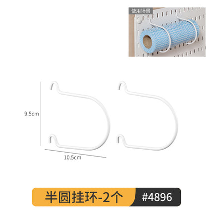 Hole Board Desktop Study Table Desk Dormitory Vertical Storage Partition Station Office Desk Rack Accessories