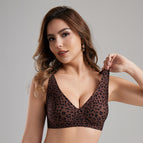 Dark brown leopard print / 3XL