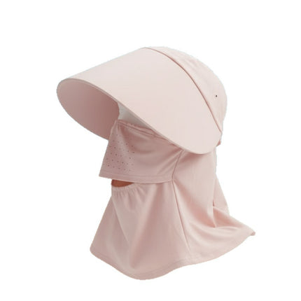 2025 New Sun Protection Mask for Women, Ice Silk Breathable Anti-Uv Neck Protection Mask, Full Face Coverage, Sports Style