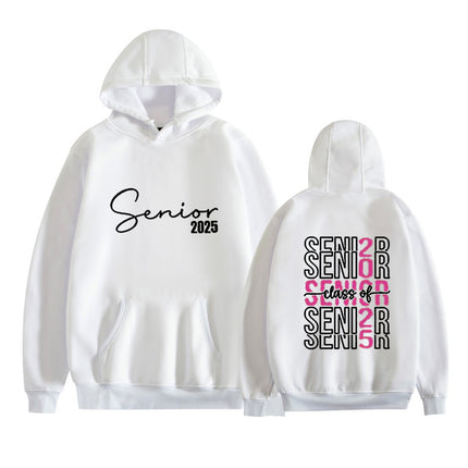 Amazon Aliexpress Export Fleece-Lined Drop Sleeve Hoodie with Letter Print on the Back Kangaroo Flap Pocket Pants Sweatshirt in Stock