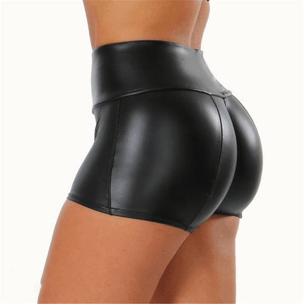 Cross-border explosions leather shorts women PU leather pants women sexy hot pants nightclub shorts DK02