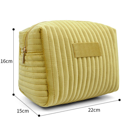 Amazon's Popular Cosmetic Bag, Velvet Velvet Large-Capacity Cosmetic Storage Bag, Travel Portable Bag, Can Be Customized