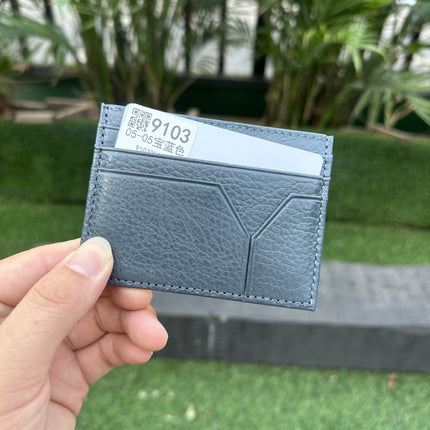 2025 Cross-Border Hot-Selling Ultra-Thin Creative Leather Card Holder Men's Commuter Bag First-Layer Cowhide Women's High-End Card Holder