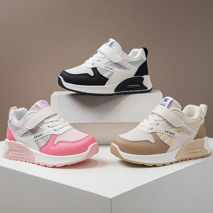 Boys and Girls Mesh Sneakers 2025 Autum New Fashion Soft Sole Non-Slip Breathable Medium and Large Children's Versatile Dad Shoes