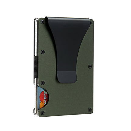 RFID Credit Card Holder Carbon Fiber Card Holder Anti-degaussing Men's Multifunctional Wallet Card Holder Card Holder Anti-theft Box