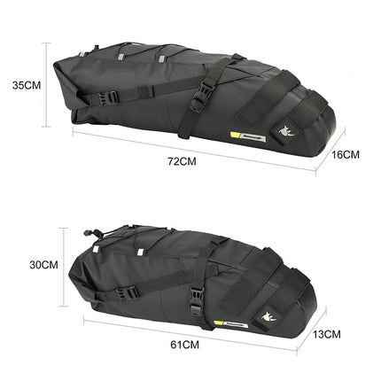 Rhinowalk Rhino Walking 10L Sewing Bag Waterproof Big Tail Bag Riding Tail Bag Bicycle Bag Saddle Bag