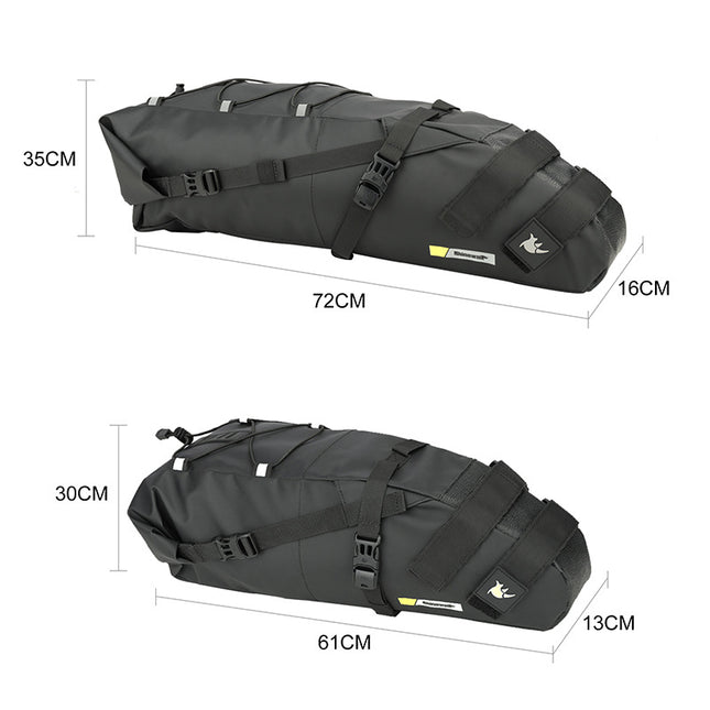 Rhinowalk Rhino Walking 10L Sewing Bag Waterproof Big Tail Bag Riding Tail Bag Bicycle Bag Saddle Bag