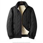 Wt01 black/single cotton coat / L