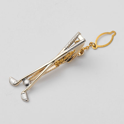 Boutique Fashion Personality Tie Accessories Men's Suit Tie Clip Sail Aircraft Musical Instruments Creative Tie Clip Two-color