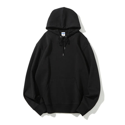 Men's autumn AG300g health cloth solid color hooded vests men's cross-border fashion brand men's coat printing wholesale