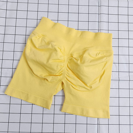 Sexy Peach Butt Fitness Shorts for Women, Sports Running and Cycling Three-Point Pants, High Elastic Butt Lift, Tummy Control, Quick-Drying Yoga Pants