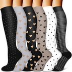 6 pairs of golden hearts / S M