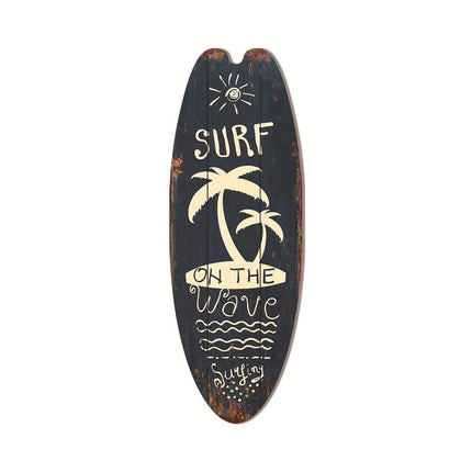 Cross-Border Surfboard Pendant Beach Leisure Wall Decoration Wooden Brand Hawaiian Party Supplies Scene Layout