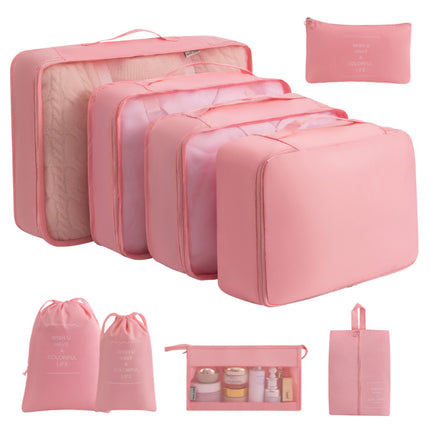 Cross-border Travel Storage Bag Ten-piece Set Business Travel Storage Bag Large Capacity Storage Bag Waterproof Travel Storage Bag