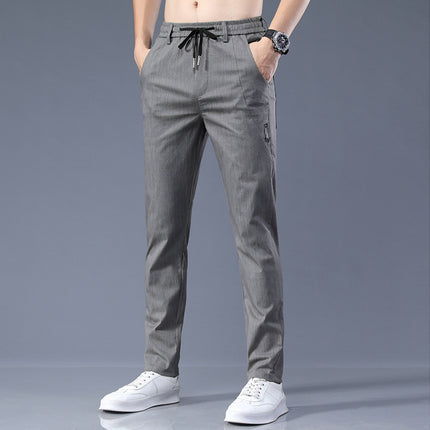 Ice Silk Jeans Men's 2025 New Spring and Summer Thin Tencel Loose Straight Men's Casual Sports Long Pants