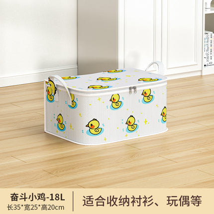 Large-Capacity Moving Packing Bag for Clothes, Cotton Quilt, Luggage Storage Bag, Snakeskin Woven Clothing Storage Bag