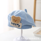 Lucky beret-light blue / 3-48 months