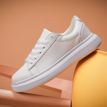 Cross-border Hot Sale White Shoes Four Seasons Breathable Casual Shoes for Couples Flat Shoes for Teenagers and Students