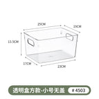 4503. transparent box-square small size 1 without lid