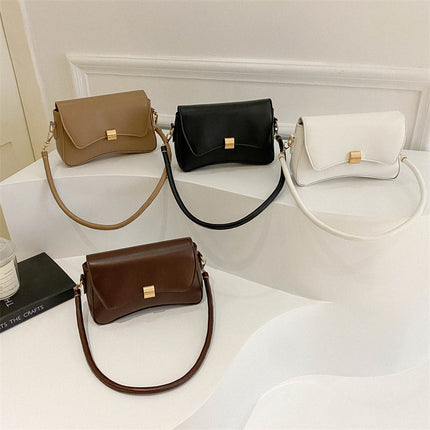 Bags for Women 2025 New Summer Single Shoulder Crossbody Bag Simple Casual Armpit Baguette Bag Fashion Versatile Small Square Bag