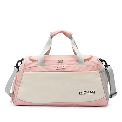 Dry and Wet Separate Sports Fitness Bag Fashionable Lightweight Large Capacity Travel Bag Cover Trolley Portable Duffel Bag