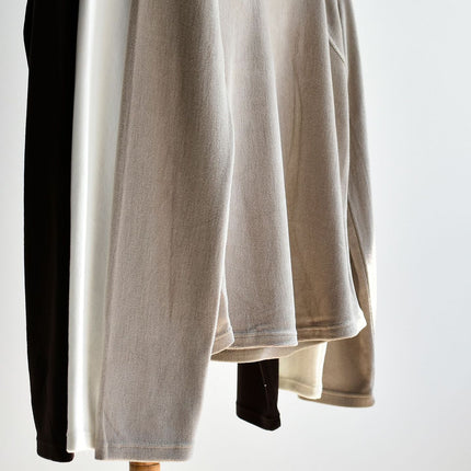 【High Warmth Fleece Sweater】26 Spring/Winter New Women's Faux Wool Thickened Mid-High Collar Brushed Long Sleeve Sweatshirt Fleece Sweater