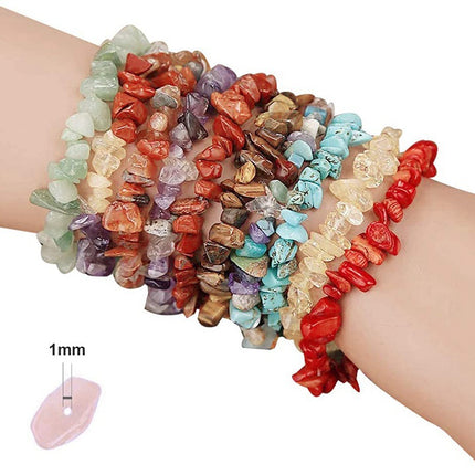 TEMU Amazon Hot Sale 15 Pig Natural Gravel Boxed Irregular DIY Jewelry Accessories suit Jewelry Accessories
