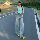 Mud yellow blue lengthened / XS