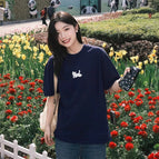 Navy blue (little puppy in the middle) / S (recommended to wear 37.5-50kg years old)