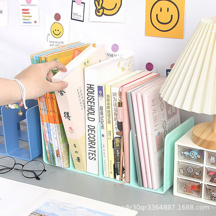 Multi-column book stand desktop fixed book storage reading shelf table bookshelf bookshelf desk book stand factory wholesale