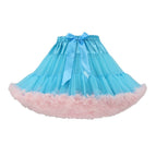 Hole blue + pink super fluffy style / One Size