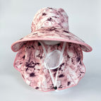 Maple leaf tea picker hat - red
