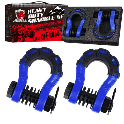 Factory direct cross-border hot off-road car trailer coupler large 3/4 bow shackle 8 tons modified car accessories