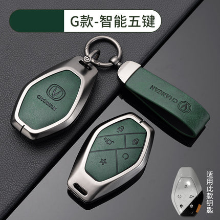 Suitable for Changan Car Key Case cs35plus Protective Shell uni-k Bag CS55 Hanging Buckle CS75FL Metal TV