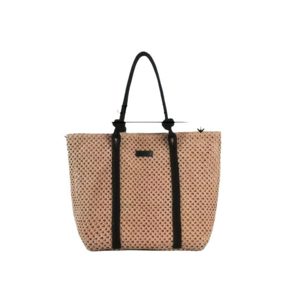 New Style Hollow Straw Woven Bag for Women, Handmade Woven Bag, Large Capacity Tote Bag, Single Shoulder Women's Bag, Vacation Beach Bag