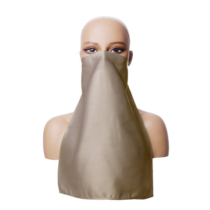 New Cross-Border Amazon and Aliexpress Solid Color Women's Headscarf, Foreign Trade Turkish Breathable Face Scarf, Sun Protection