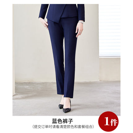 Professional Suit suit Female Spring and Autumn Hotel Manager Front Desk Reception Tooling Beauty Salon Overalls High-end Beautician