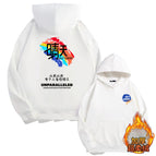80007U2-Back Inclined Board Sunny Day-Hooded White fleece-lined / 150XXS
