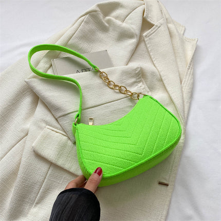 Women's Small Bag 2025 Winter Trend Retro Shoulder Bag Simple Fashion Crossbody Bag Stylish Underarm Bag for Women