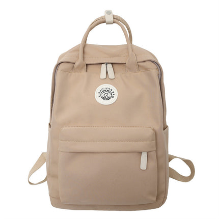 Student Schoolbag Large Capacity Fresh Sweet Backpack Western Style High Textile Commuter All-match Casual Business Computer Bag