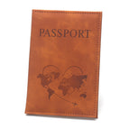 202 passport holder/brown