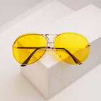 Gold frame ocean yellow