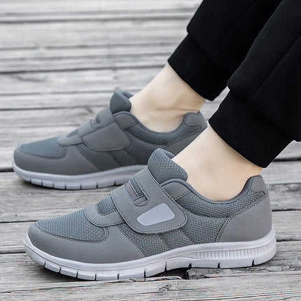 Four Seasons Middle-Aged and Elderly Mother's Shoes, Slip-On Slip-Ons, Elderly Shoes, Women's Shoes, Men's Shoes, Breathable and Lightweight Walking Shoes