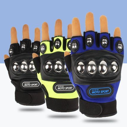 Tactical half-finger gloves men's summer riding off-road motorcycle racing equipment non-slip protective gloves