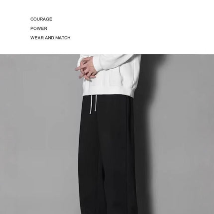 Cross-border wholesale plus size toe pants men's loose tide brand spring and summer thin trend Joker sports casual pants