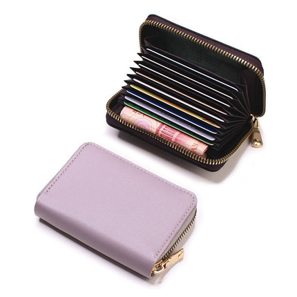 2021 New Card Holder Women's Large Capacity Multi-Card Slot Card Holder Compact Men's Wallet Card Holder Card Holder Coin Purse